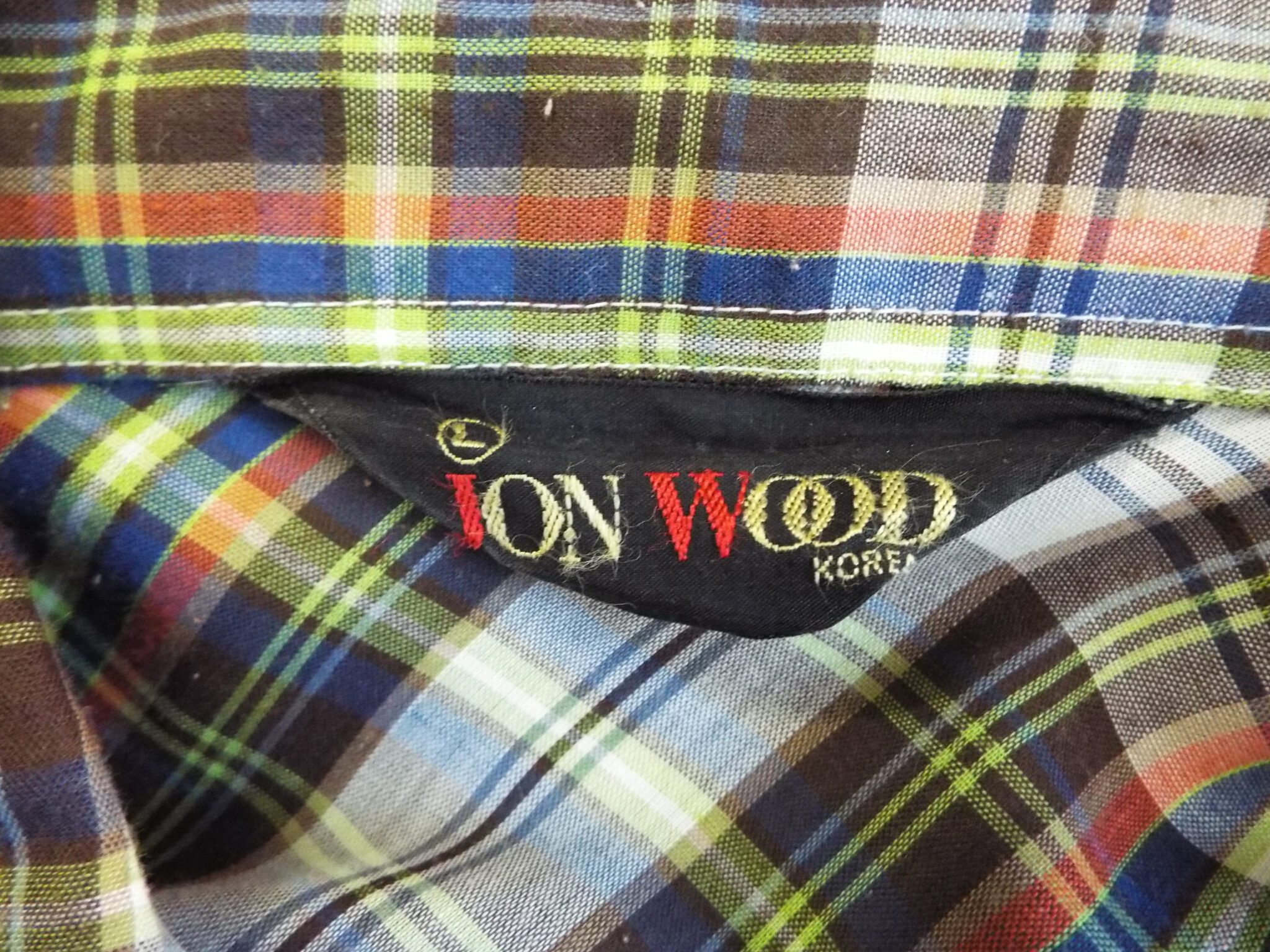 Vintage Jon Wood Checked Shirt | Men's | Large | Multicoloured | 1970s - Image 3