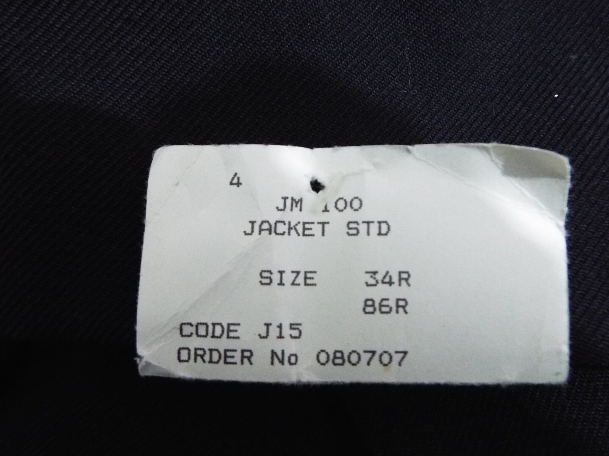 British Rail Suit | Jacket 37" | Trousers W 28 L28 | Navy - Image 3