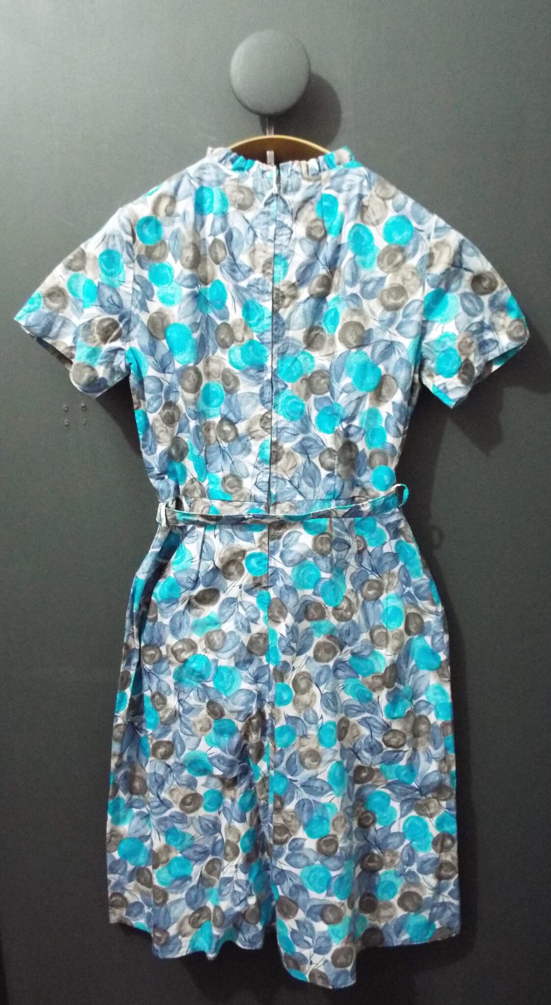 50s Tea Dress | 34" Chest | Multi Floral | Handmade - Image 2