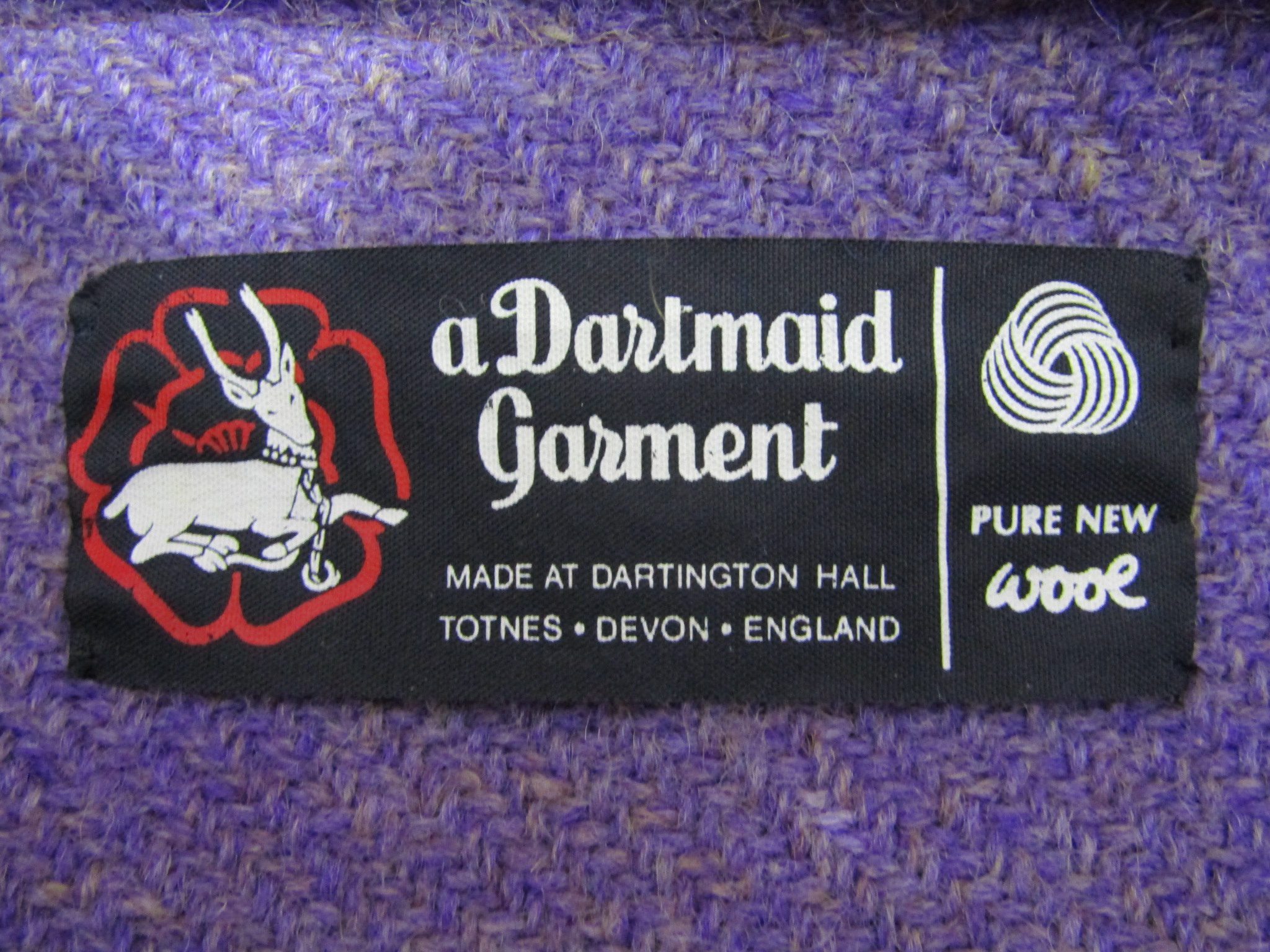 Vintage Women's Dartmaid Wool Jacket | Purple | 34 - Image 3
