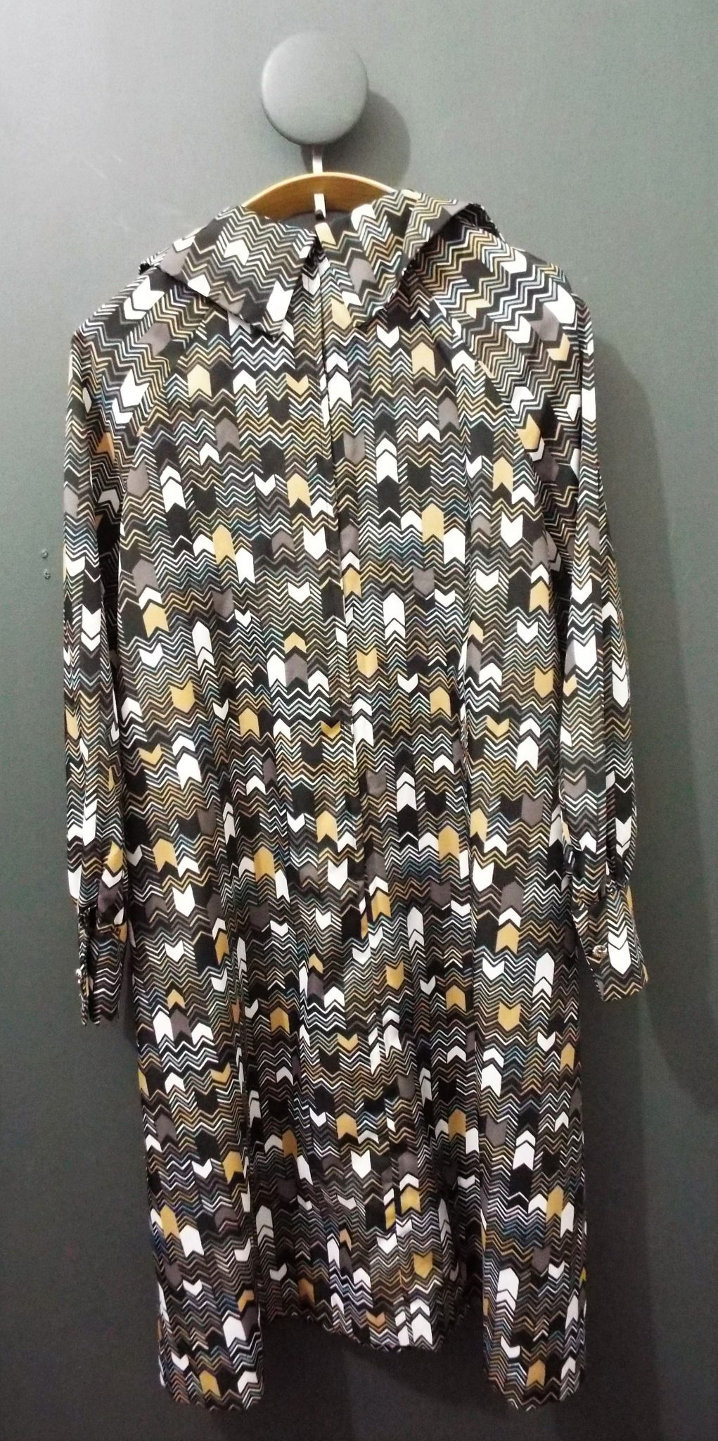 Vintage Horrockses Tunic Dress | 14 /Medium | Multi coloured | Abstract Geometric | 1970s - Image 2