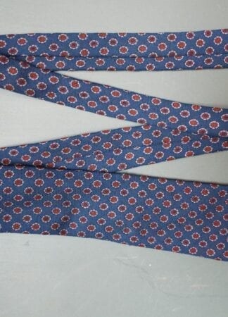 Vintage Liberty Of London Tie | Blue with a Multi Coloured Spot Pattern | Men's