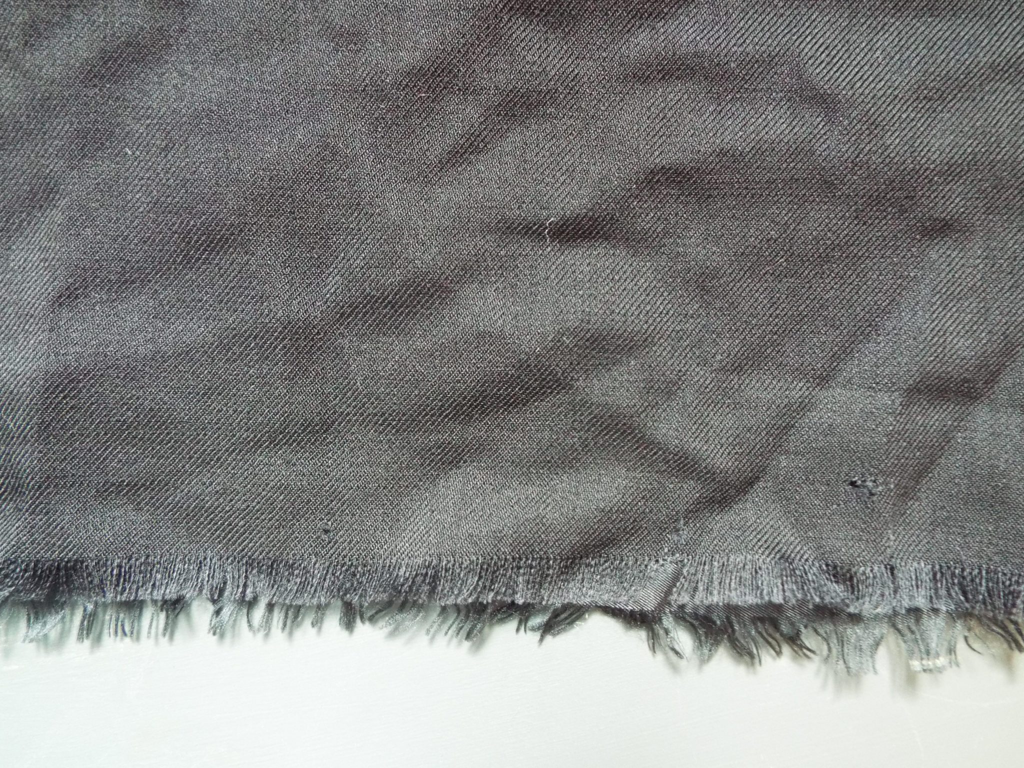 Givenchy Monsieur Fringed Scarf | Multicoloured Paisley | Plain Black Back - Image 9