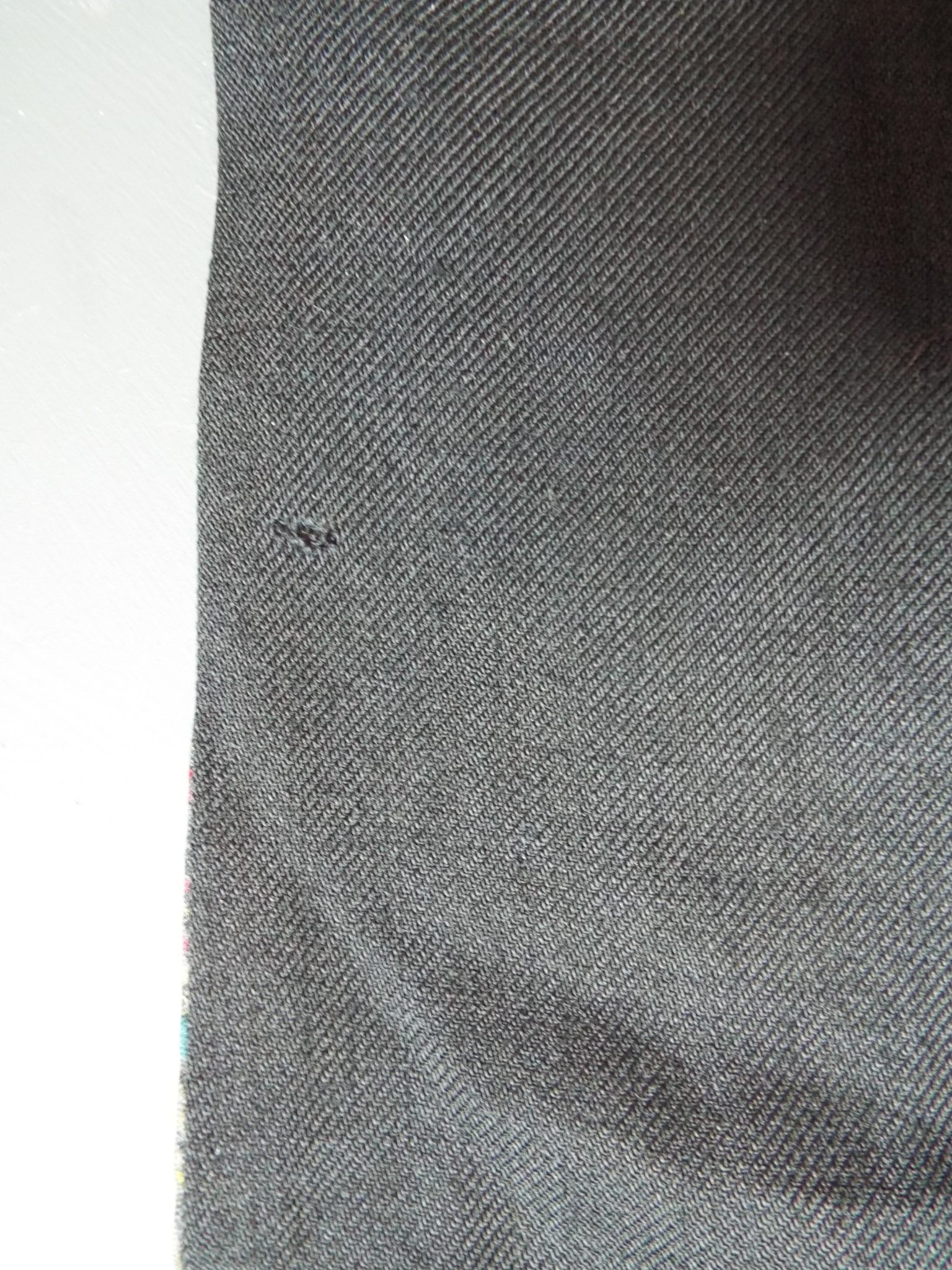 Givenchy Monsieur Fringed Scarf | Multicoloured Paisley | Plain Black Back - Image 8
