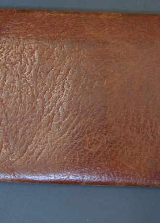 60's Folding Wallet | Real Calfskin | Tan Brown