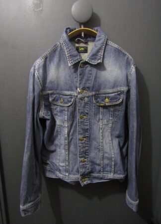 Lee Rider Denim Jacket | Slim Fit | Large | Mid Blue