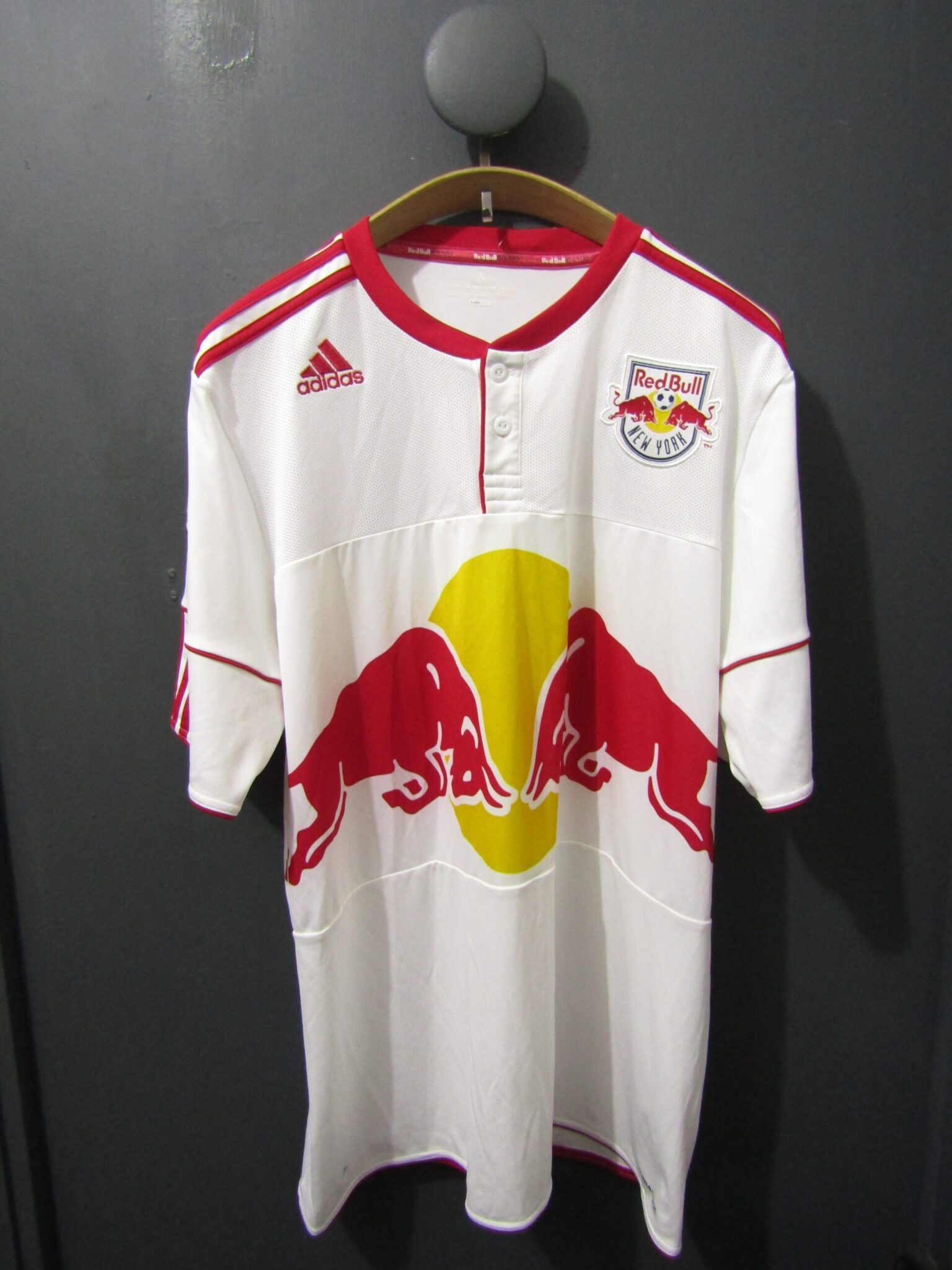 New York Red Bulls Football Shirt | Adidas | XL | White | Home 2010