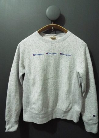 Champion Reverse Weave Sweatshirt | Warm Up | XS | Light Grey Marl