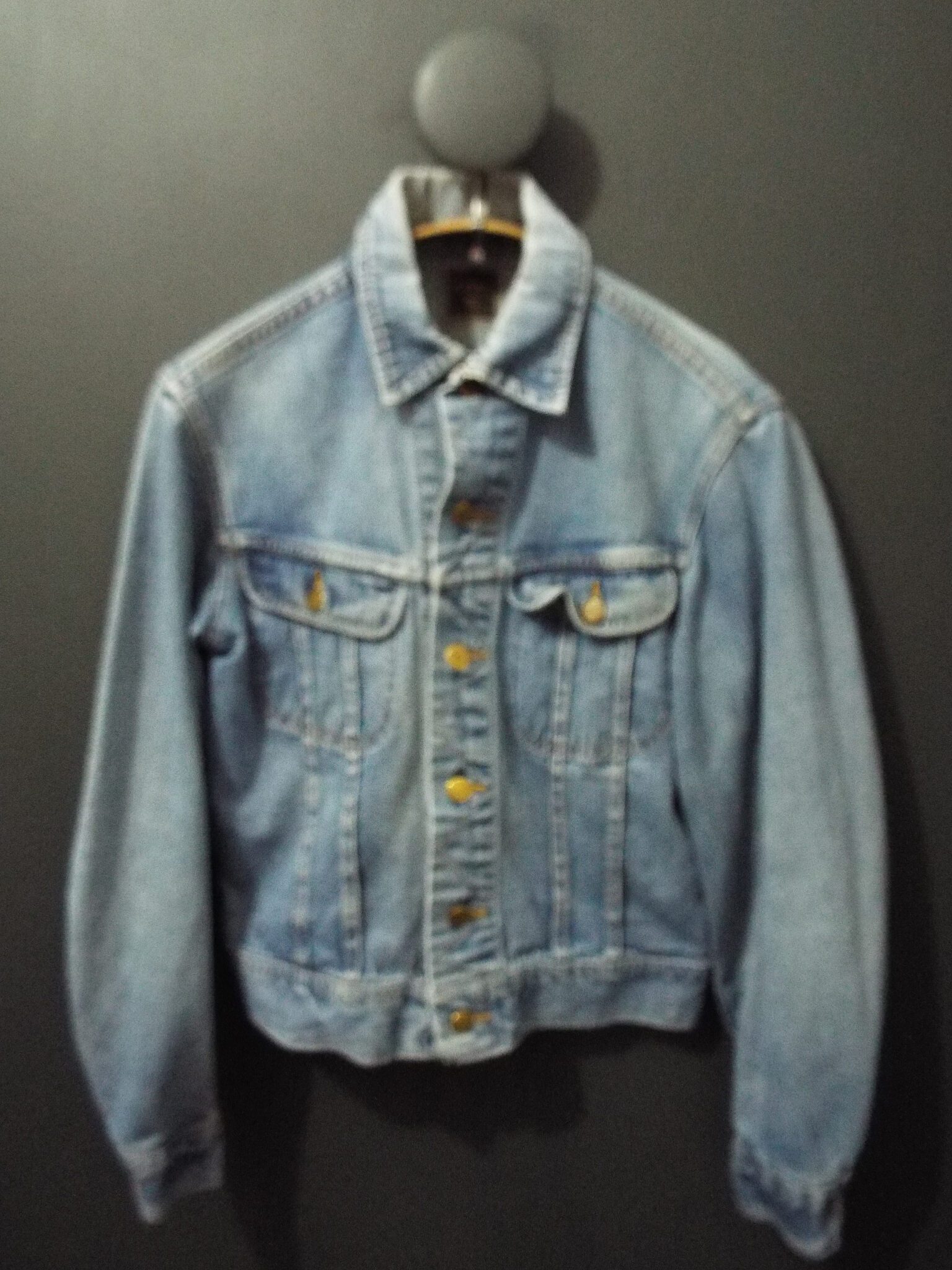 70'S Lee 101 Denim Jacket | 40" | Light blue