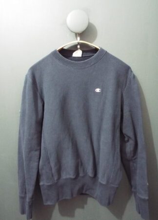 Champion Crew Neck Sweatshirt | Reverse Weave | Medium | Navy