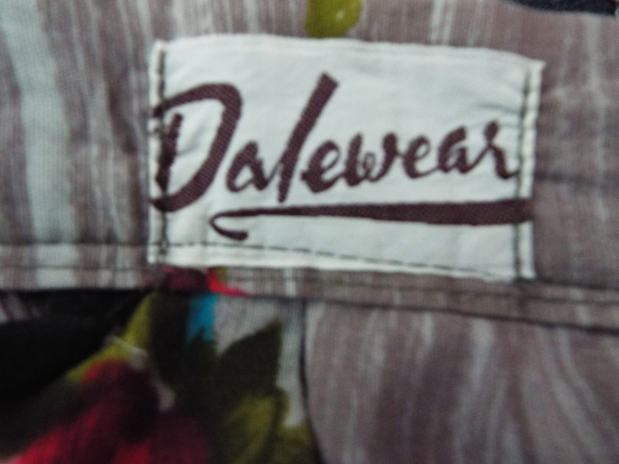 1960s Circular Skirt | 28" Waist | Brown Floral Pattern - Image 3
