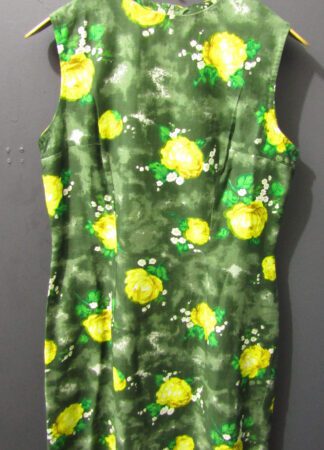 60's Tea/Day Dress | 32" Waist | Floral Pattern | Handmade