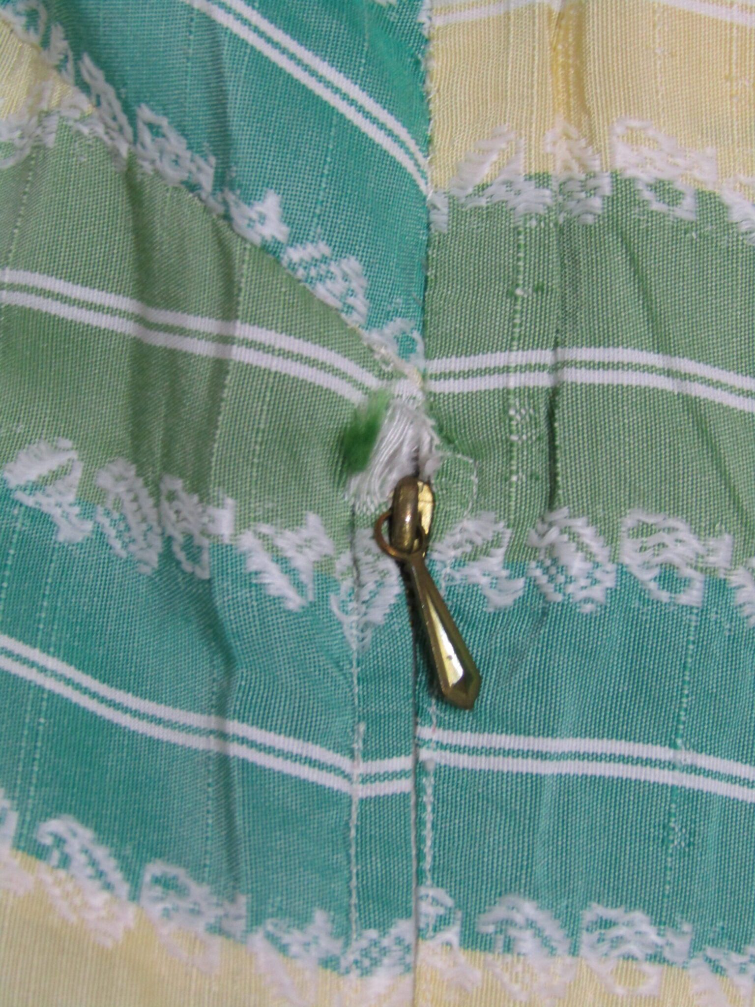 50's Day/Tea Dress | Small | Striped | Handmade - Image 3