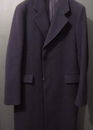 60's Men's Hepworths Crombie Overcoat | Single breasted | 44" | Navy