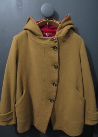 60's Women's Pendleton Hooded coat | Large | Tan Brown