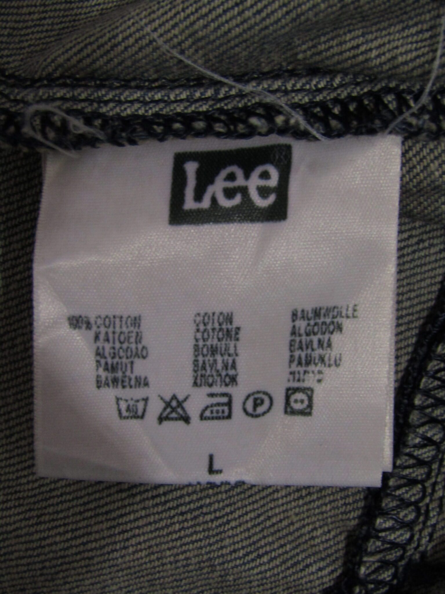 Lee Jarbo Denim Jacket | Large | Mid Blue - Image 3