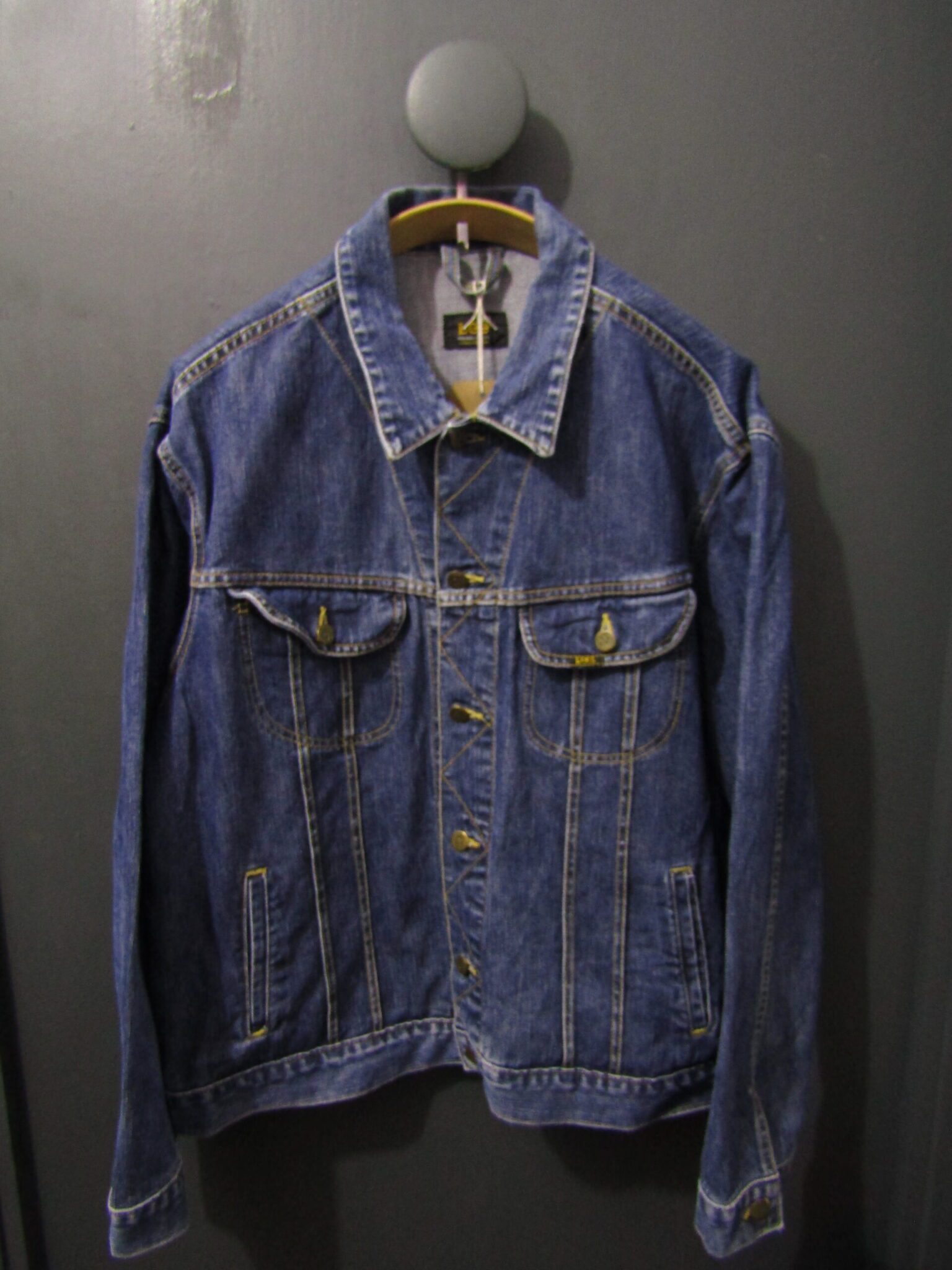 Vintage Lee Denim Jacket | XXL | Mid Blue