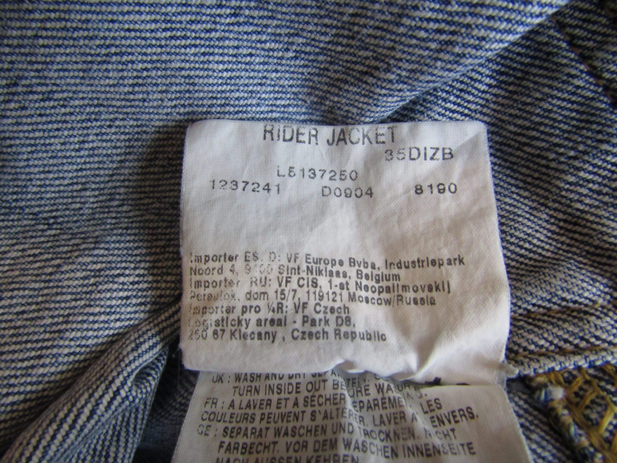 Lee Rider Women's Denim Jacket | Slim Fit | Medium | Mid Blue - Image 5