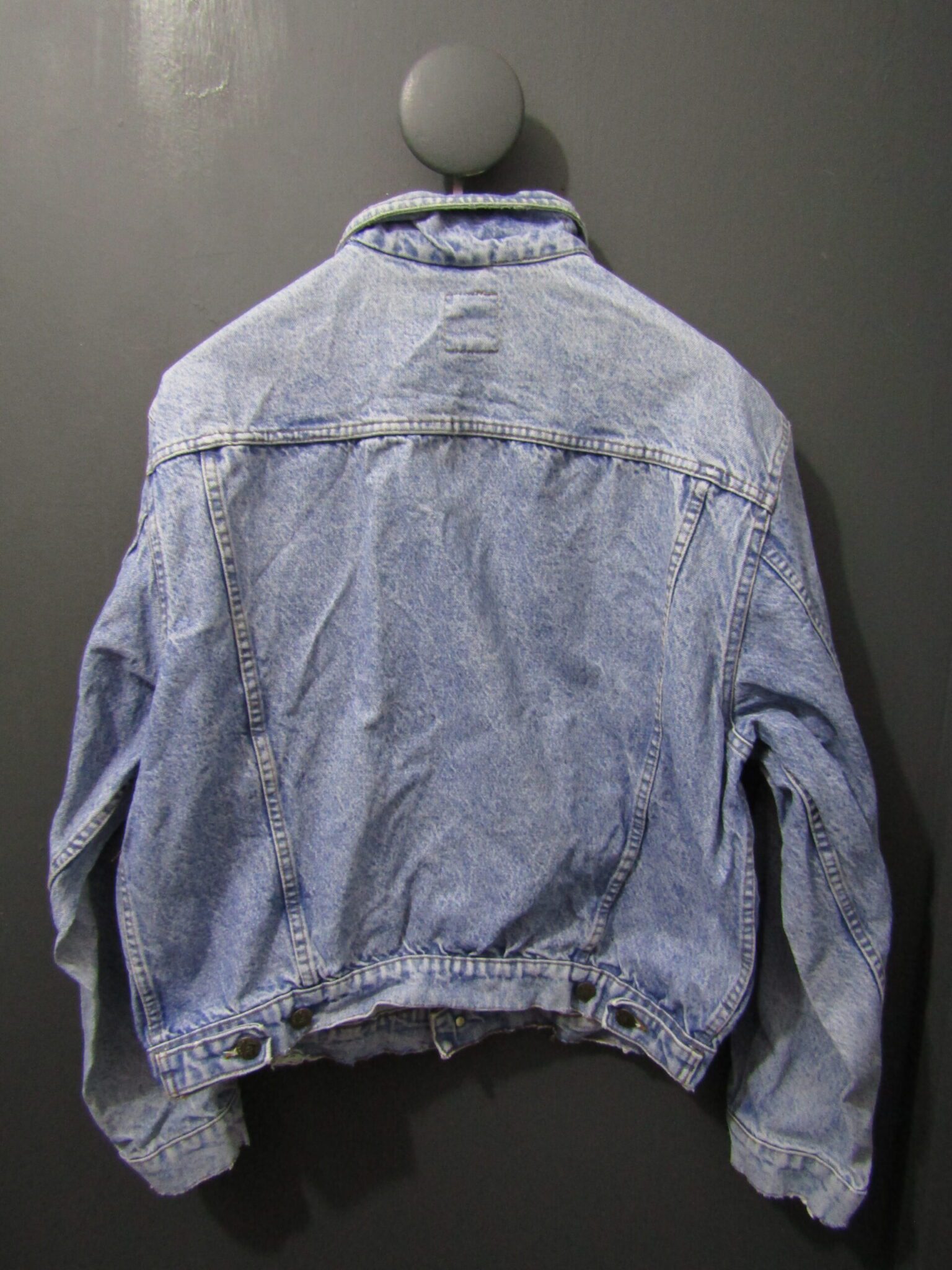 80's Lee Riders Jacket | Denim Trucker | Large | Light Blue - Image 2