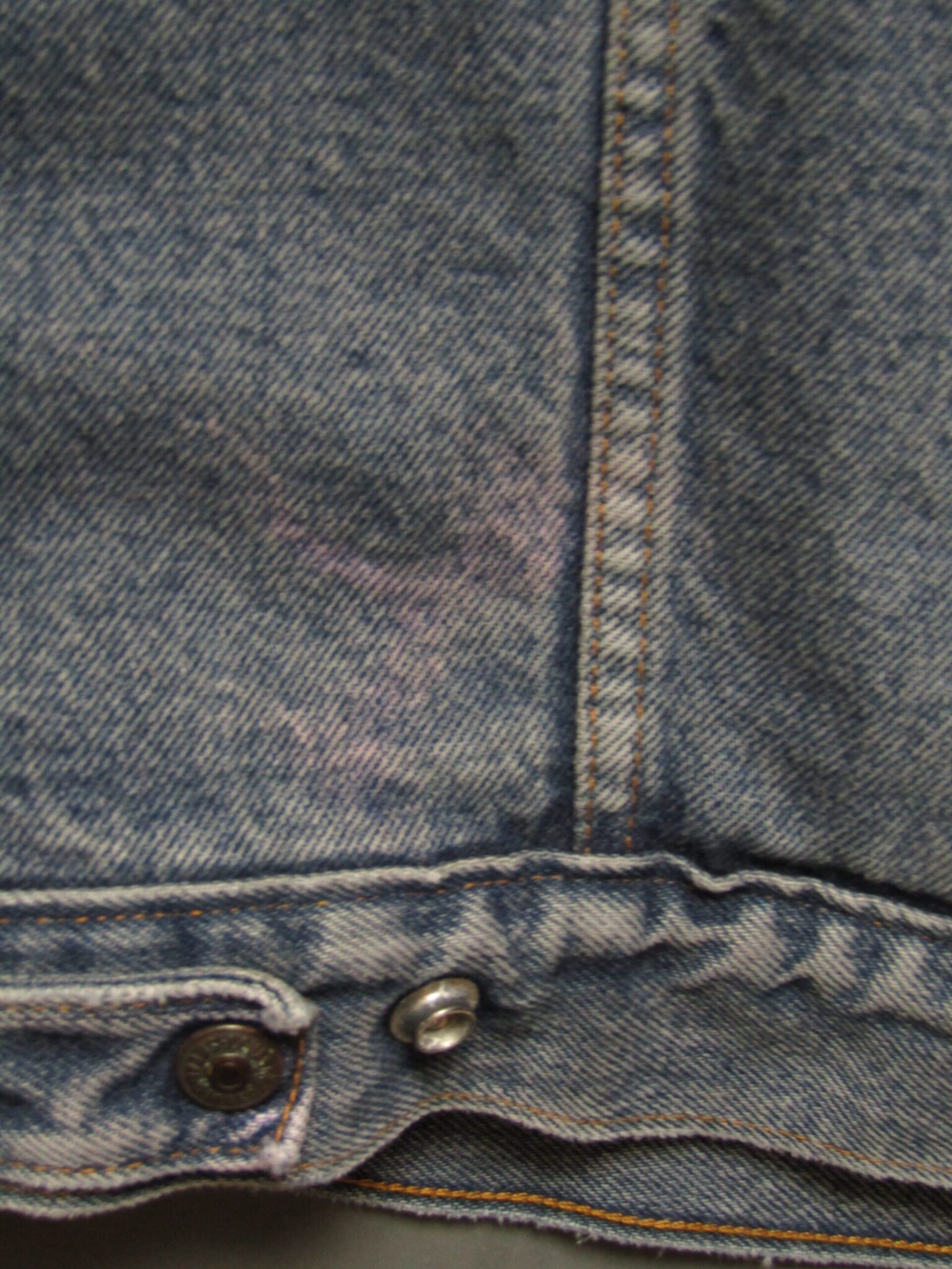 Levi's Denim Sherpa Jacket | Medium | Mid Blue - Image 6