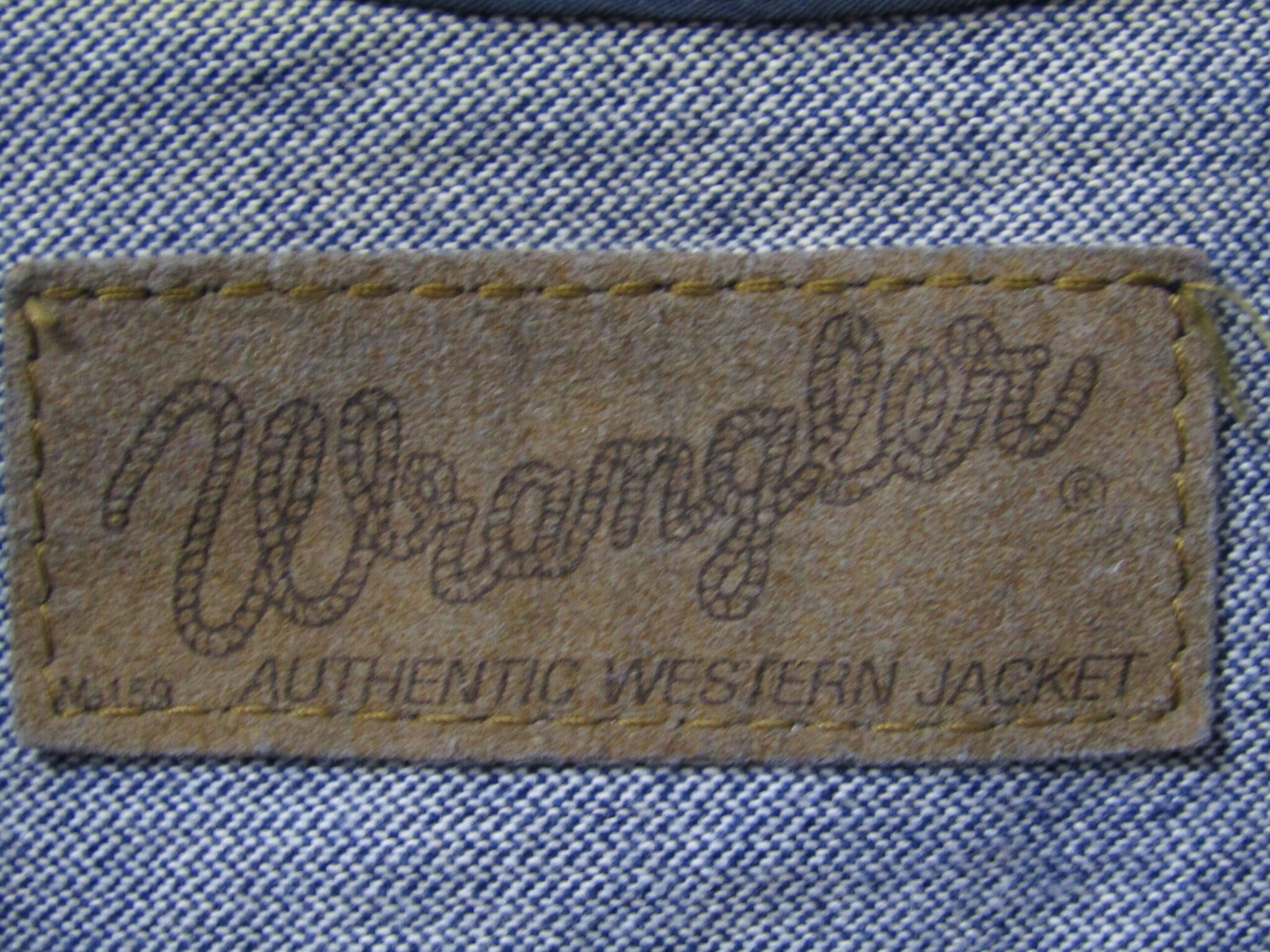 70's Wrangler USPS Denim Waistcoat | Large | Mid Blue - Image 4
