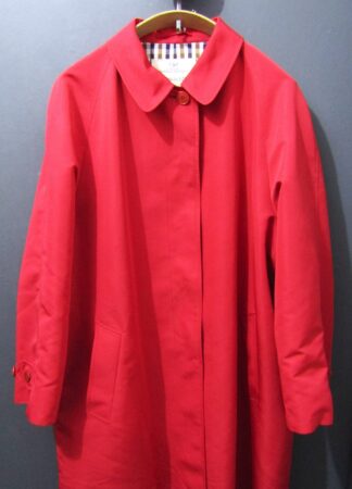 Women's Aquascutum Mac | 18 Reg | Red | Raglan Sleeve