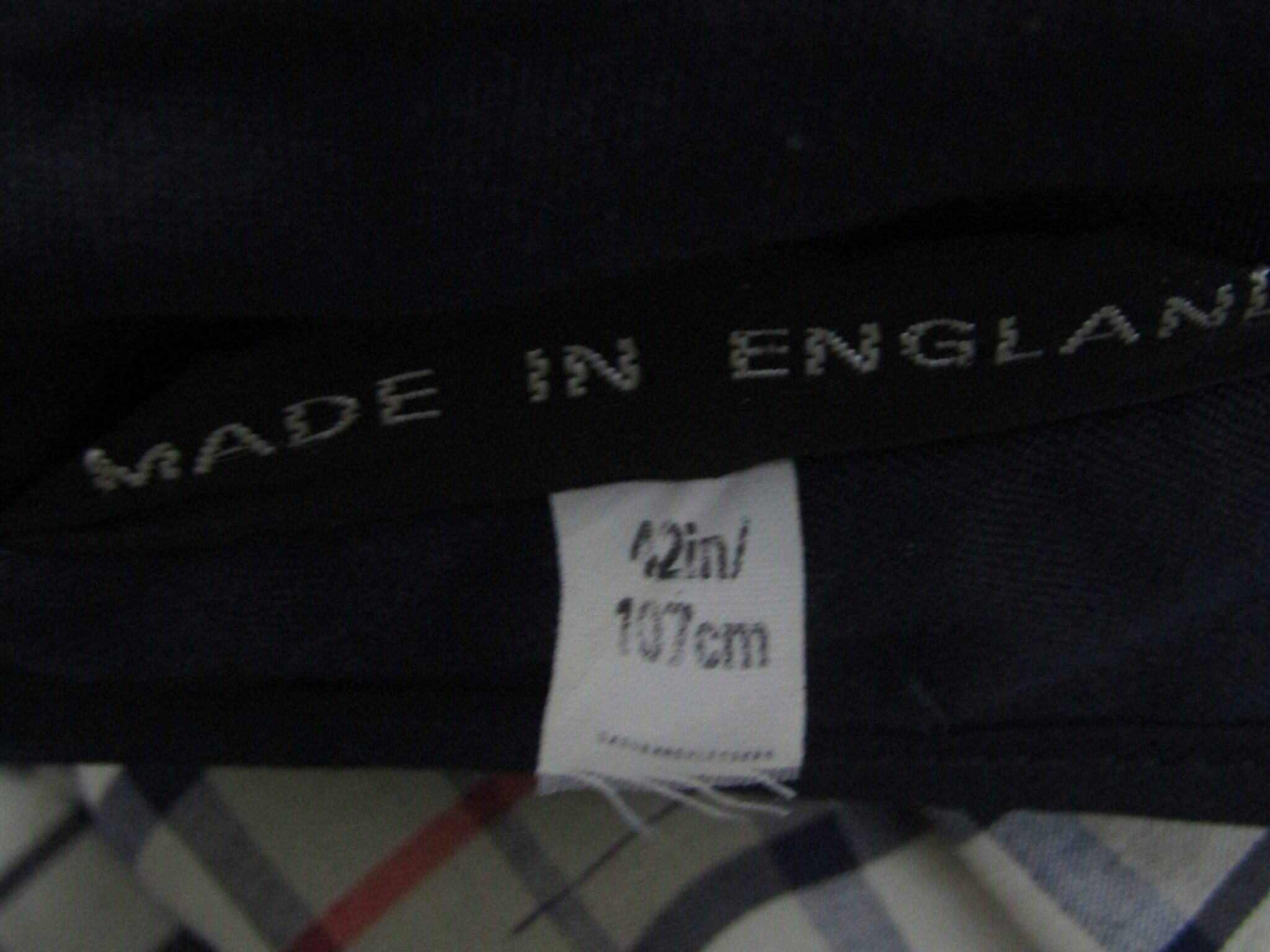 70's men's Baracuta Mac | 42 in | Navy | Double Breasted - Image 5
