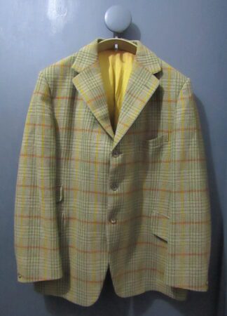 Bladen Men's Supasax Tweed Jacket  | 48" Chest | Beige & green