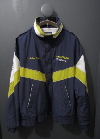 Goodyear Track Jacket | 2XL | Navy, yellow & cream | Robert Preece