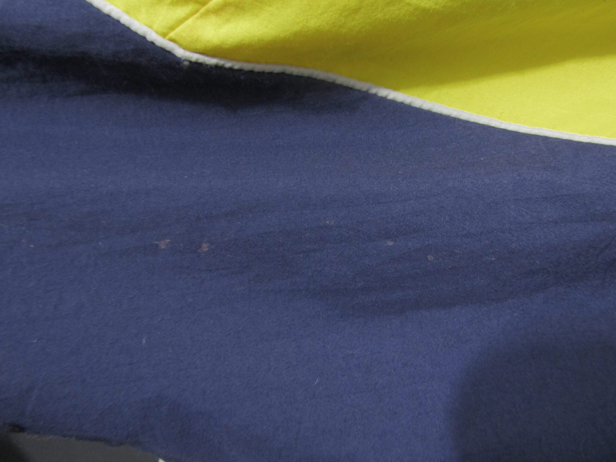 Goodyear Track Jacket | 2XL | Navy, yellow & cream | Robert Preece - Image 4