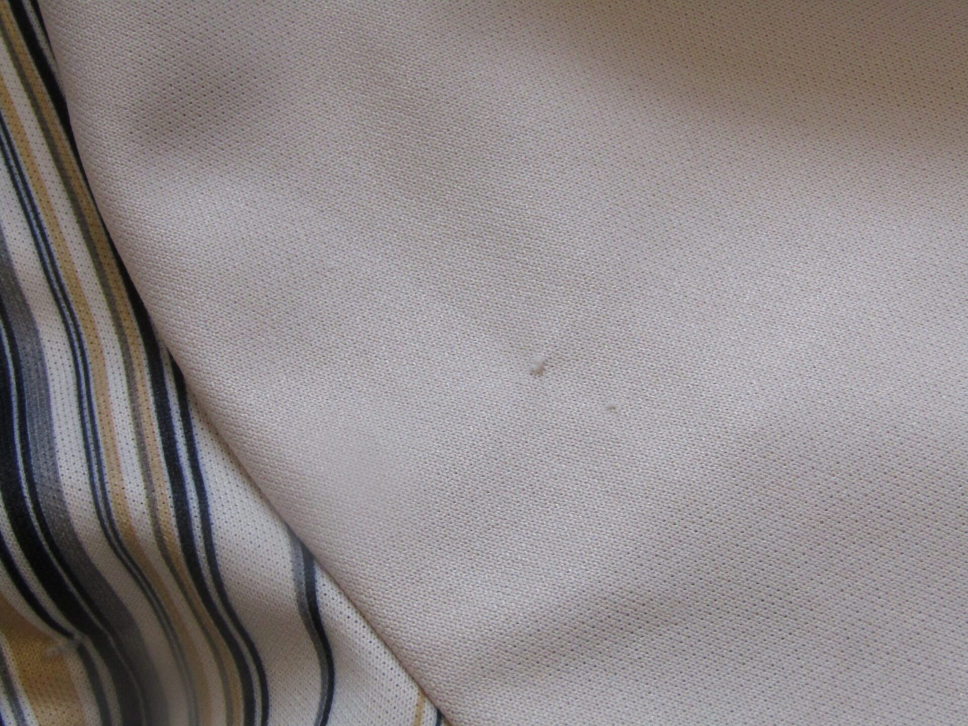 70's Toplet Shift Dress | 18 | Beige Stripe - Image 6
