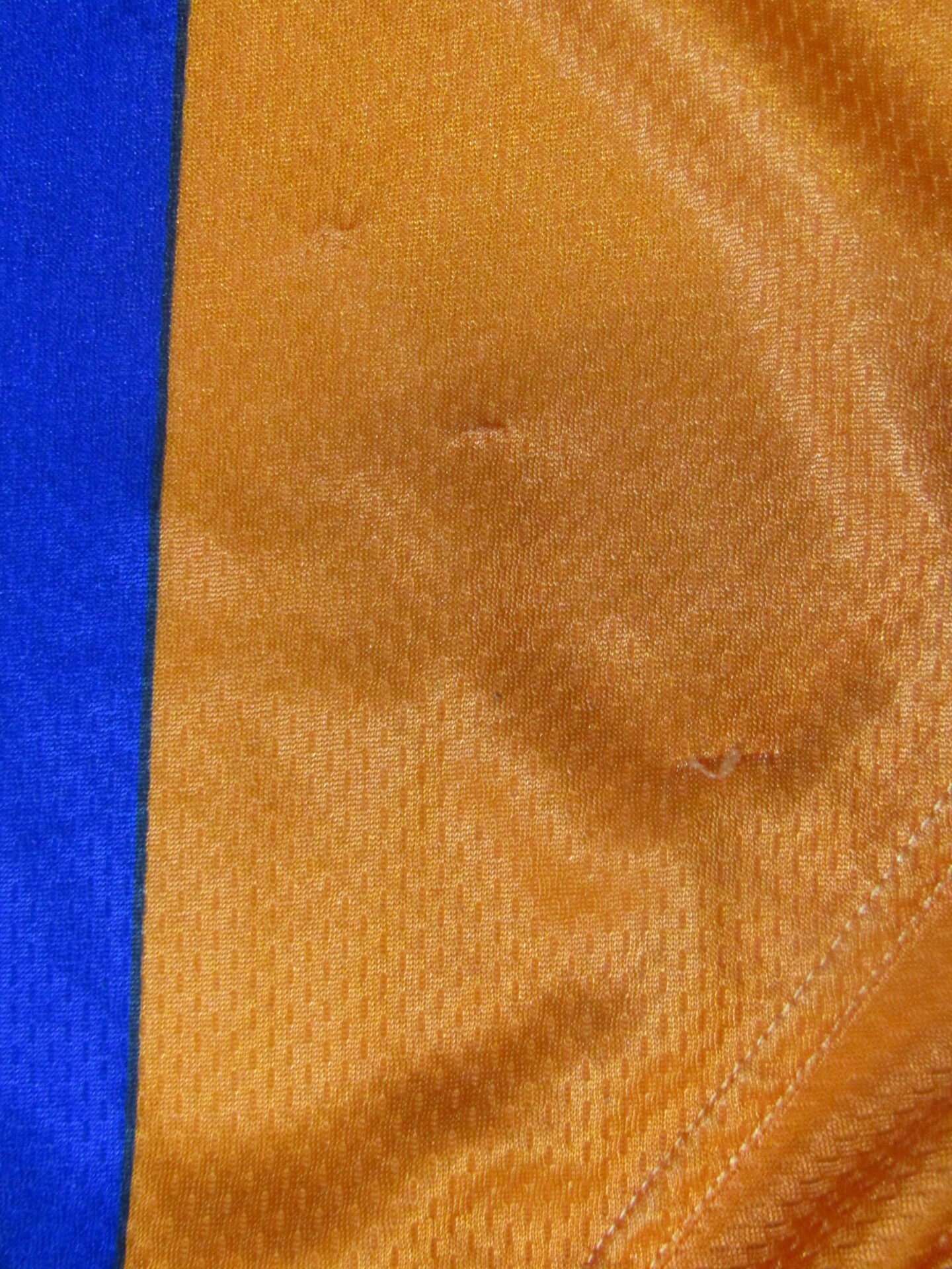 Barcelona Football Shirt | Vintage Kappa | Medium | Orange & Blue | 1997-98 Away 3rd Shirt - Image 8