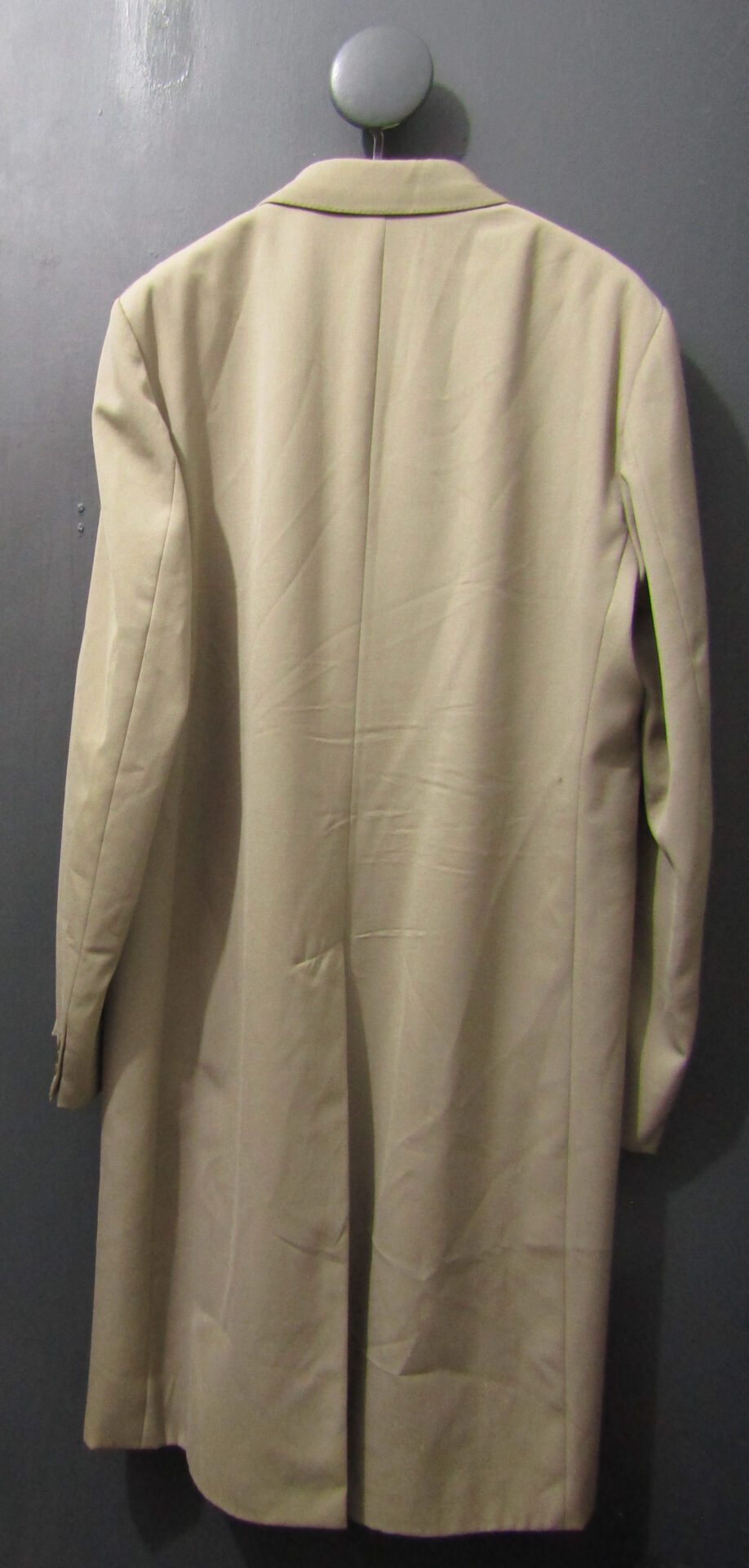 60's Men's Aquascutum Pure Wool Mac | Long 46 | Beige - Image 2