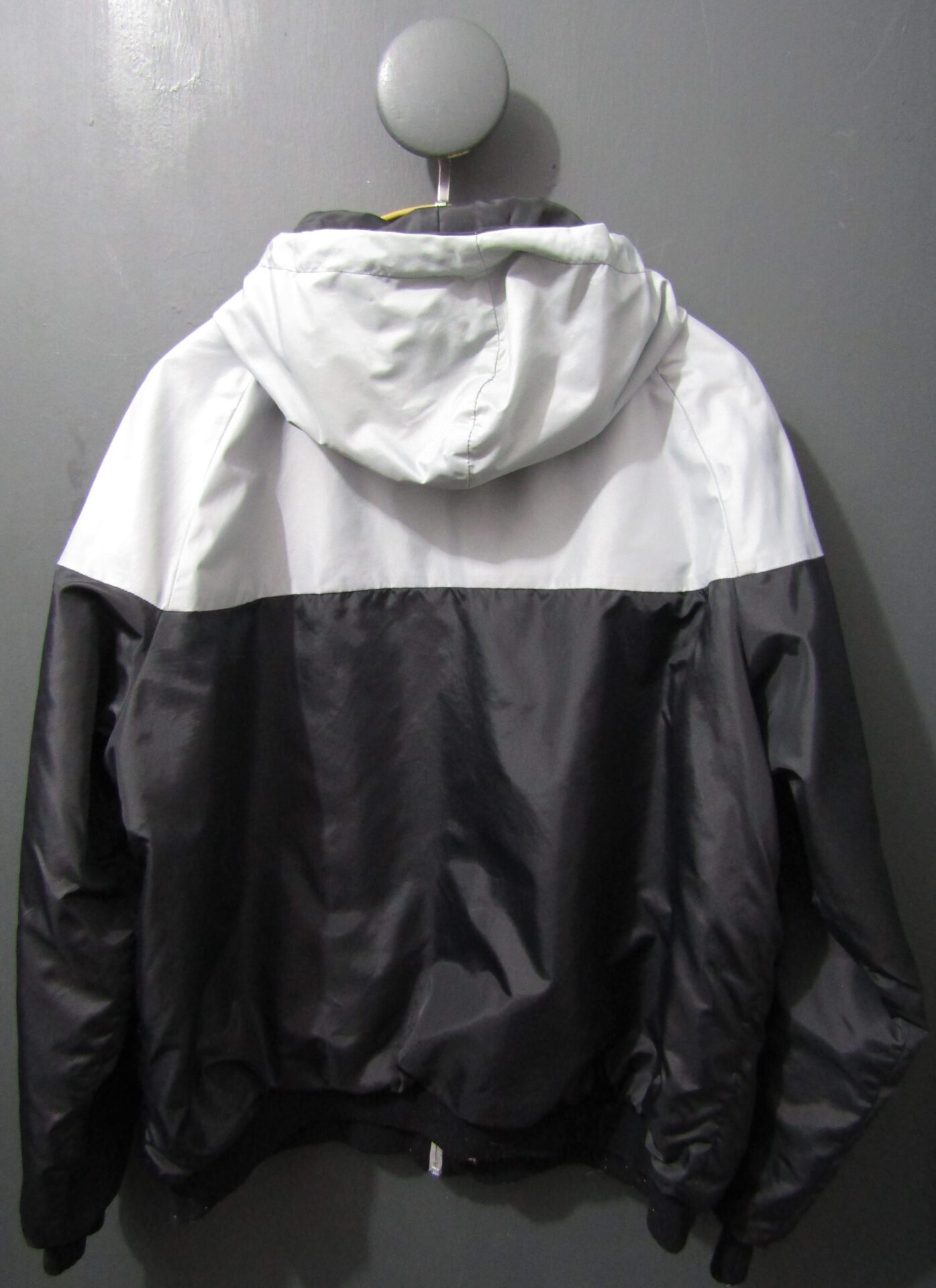 80's Nike Windrunner Jacket | Blue Label | XL | Grey & Black - Image 2