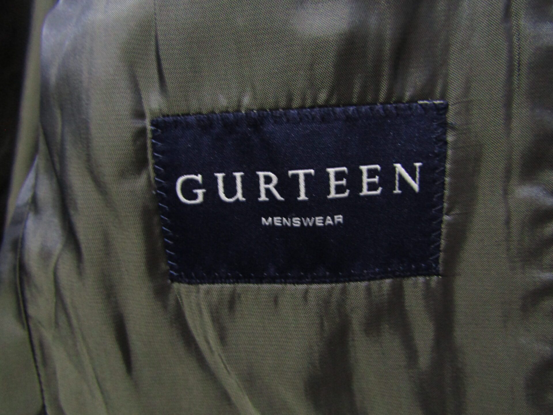 Gurteen Men's Corduroy Jacket | 42 R | Green - Image 4