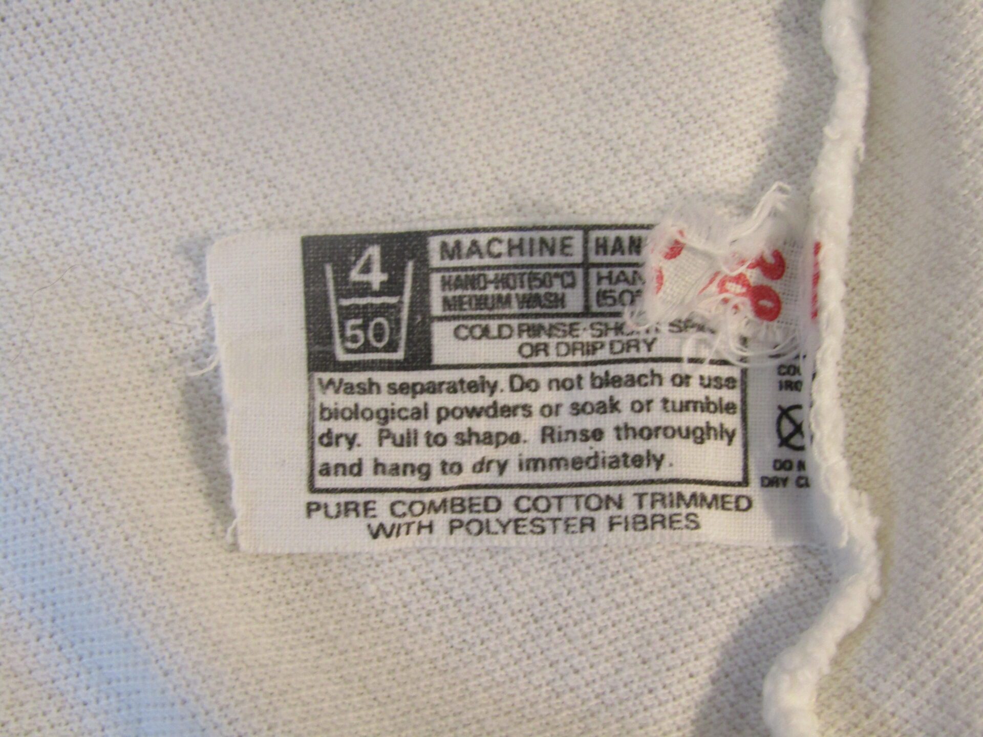 Vintage Women's Fred Perry Polo Shirt | Twin tipped | 12 | White | Blue Label | TEES154 - Image 4