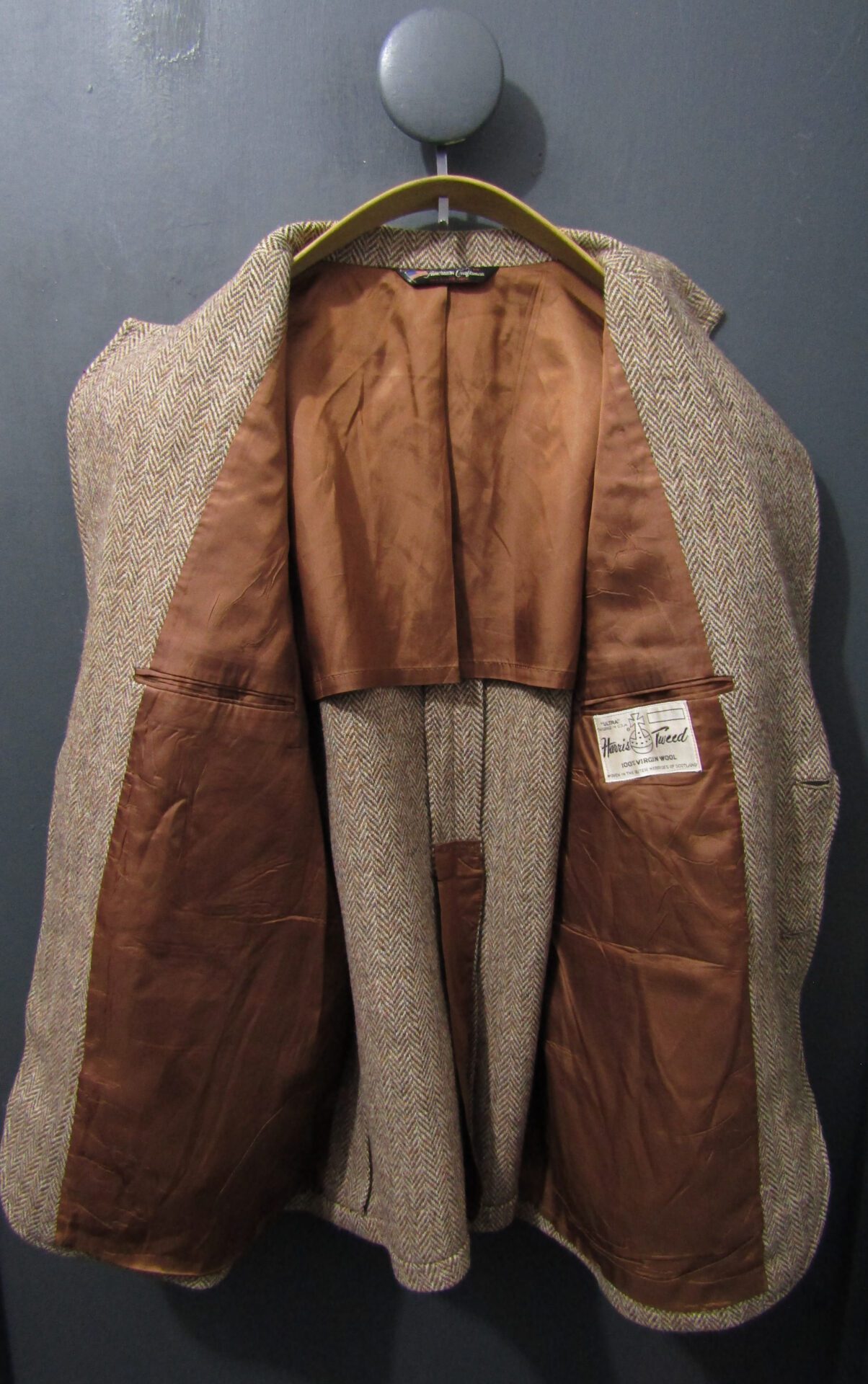 Harris Tweed Men's Sports Jacket | XL | Brown - Image 2