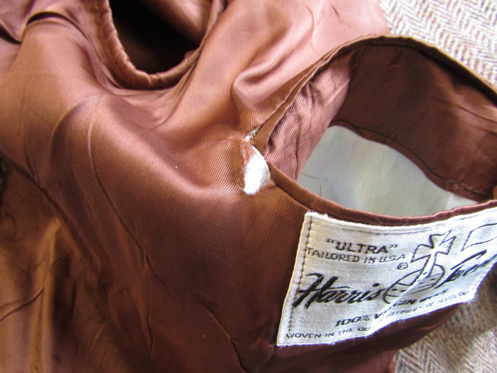 Harris Tweed Men's Sports Jacket | XL | Brown - Image 6