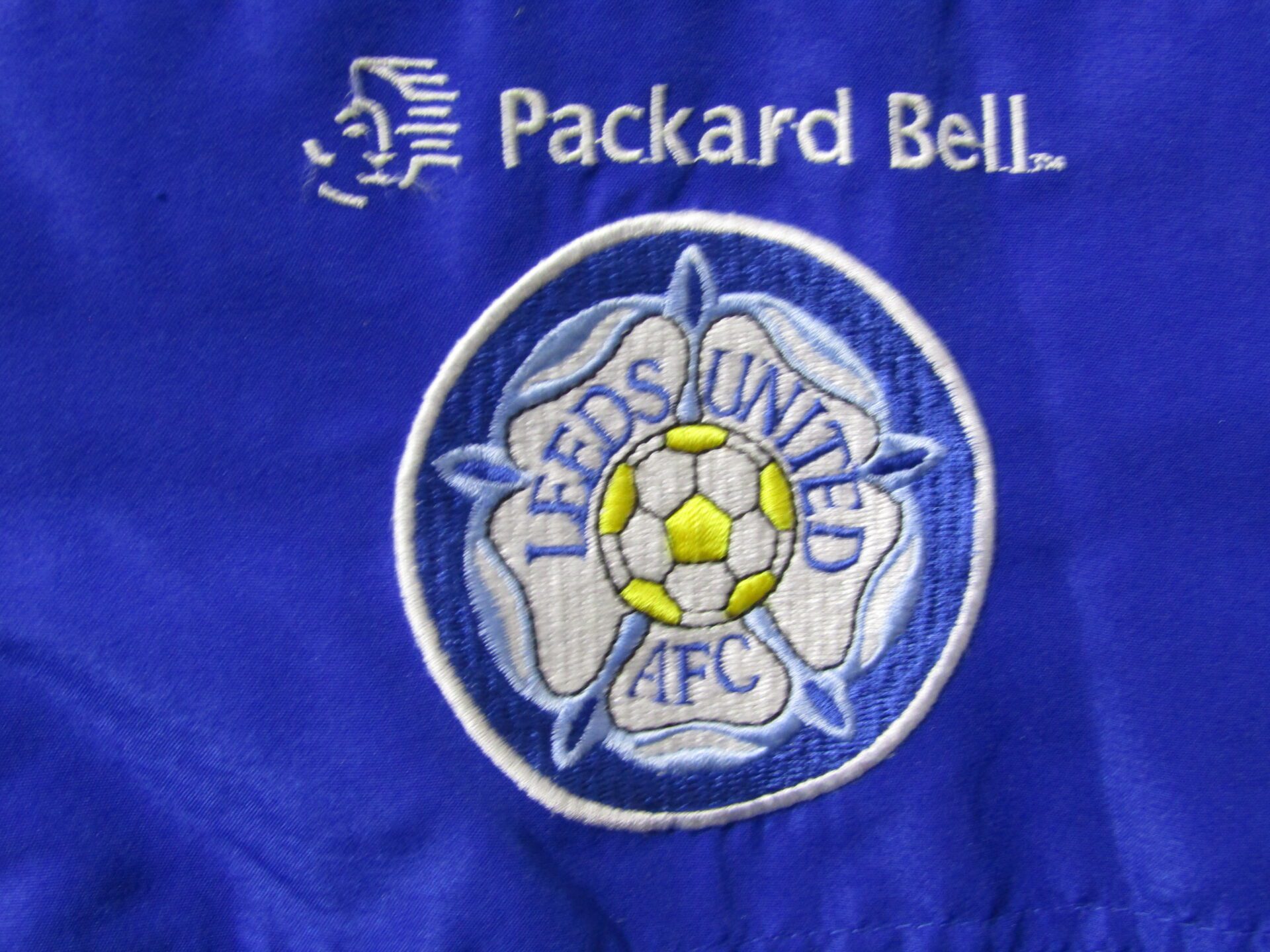 Leeds United 1996-98 Home Track Drill Training Jacket | Puma | XL | Navy - Image 7