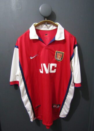 Arsenal Football Shirt | The Gunners | Nike | XL | Red | Home 1998-99