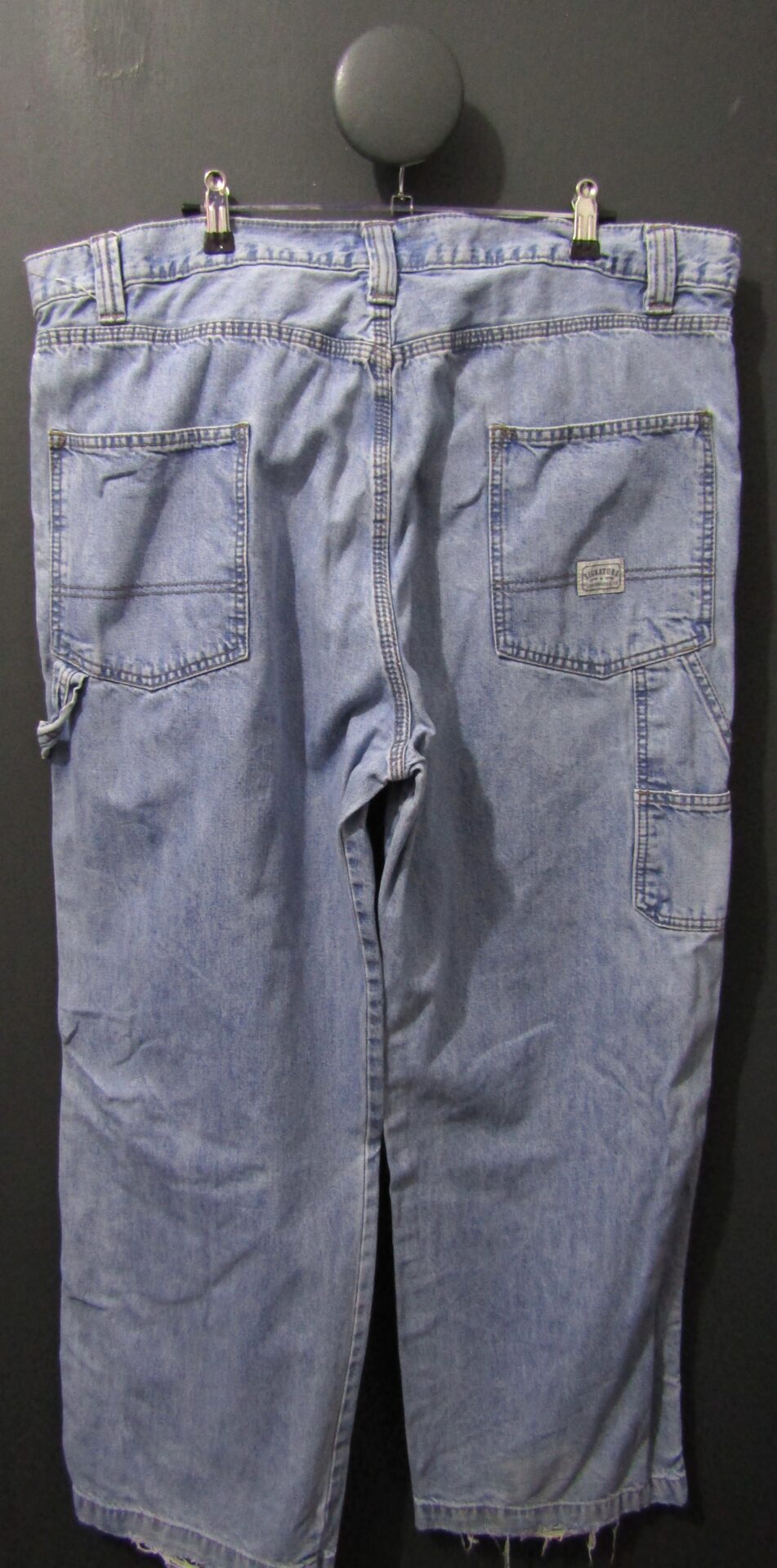 80's Levi's Signature Carpenter Jeans | Loose fit | W40 L30 | Mid Blue - Image 2