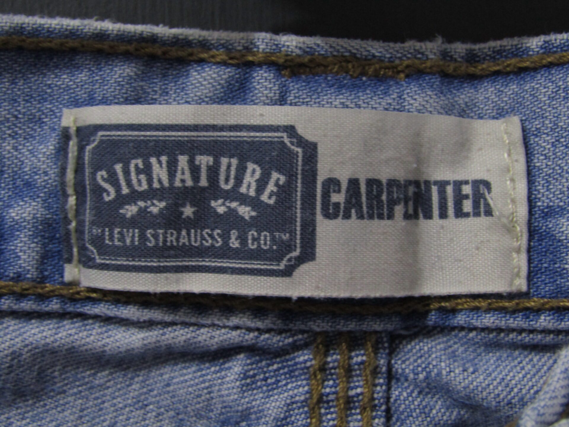 80's Levi's Signature Carpenter Jeans | Loose fit | W40 L30 | Mid Blue - Image 3