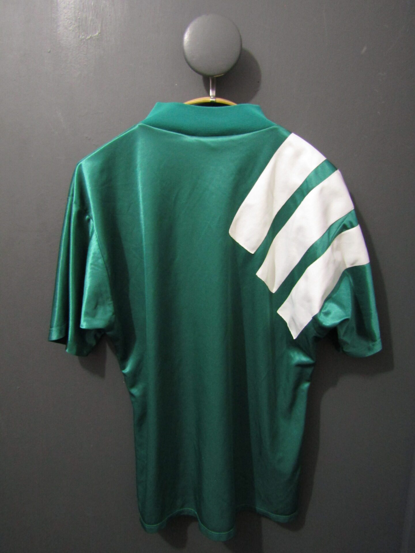Liverpool Football Shirt | Adidas | 42"/44" | Green | Away 1992-93 - Image 2