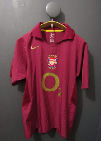 Arsenal Football Shirt | Thierry Henry 14 | Nike | Large | Burgundy | Home 2005-06