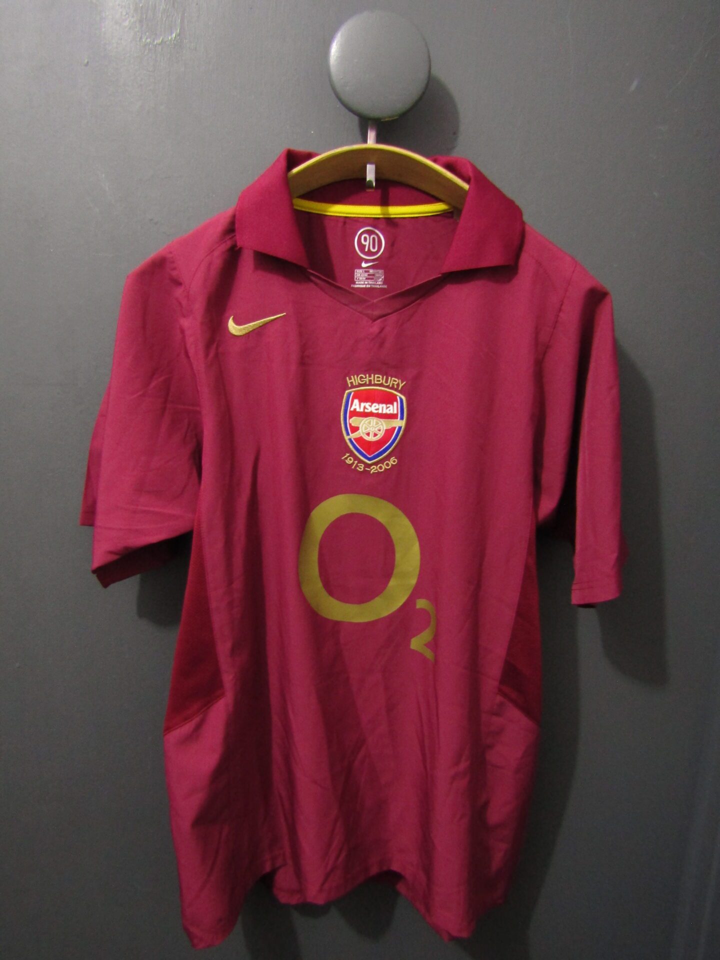 Arsenal Football Shirt | Thierry Henry 14 | Nike | Large | Burgundy | Home 2005-06