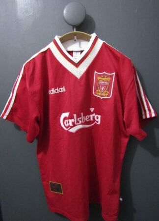 Liverpool Football Shirt | Adidas | Large | Red | Home 1995-96