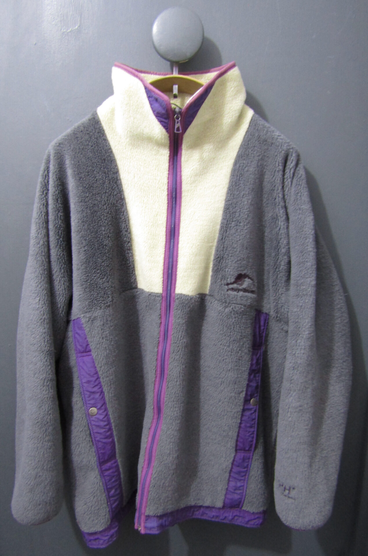 80's Helly Hansen Fleece Jacket | Men's | Large | Grey