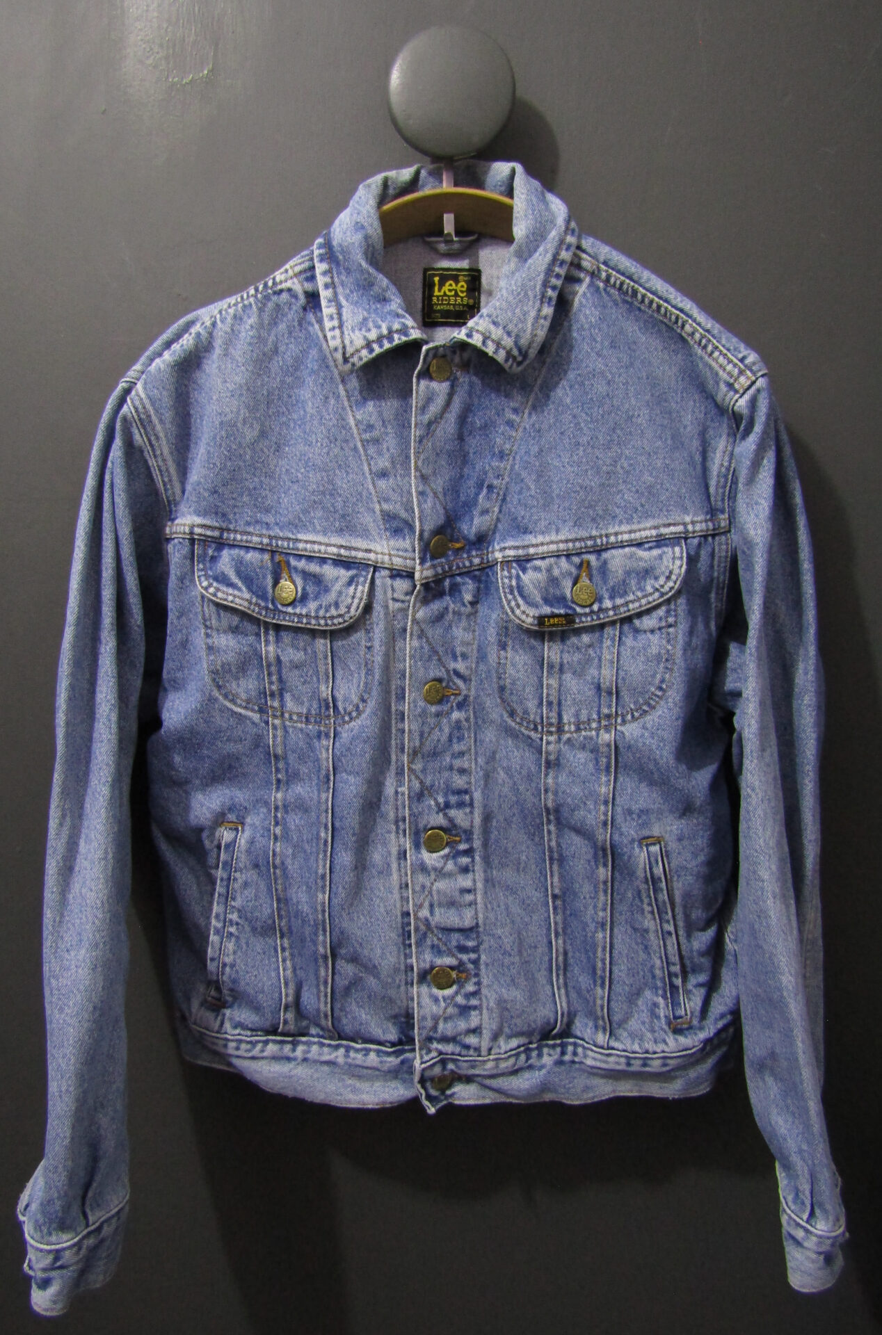Lee Riders Denim Jacket | Large | Mid Blue