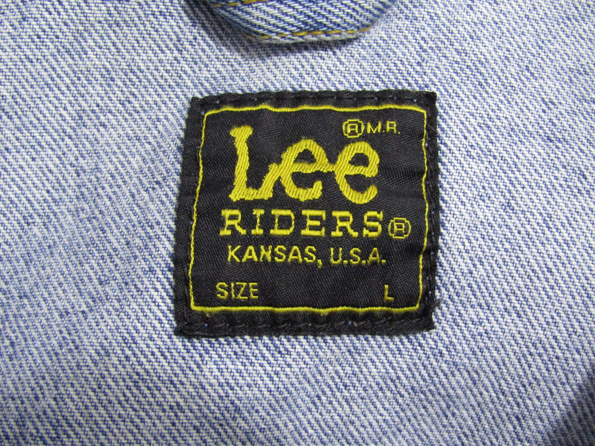 Lee Riders Denim Jacket | Large | Mid Blue - Image 3