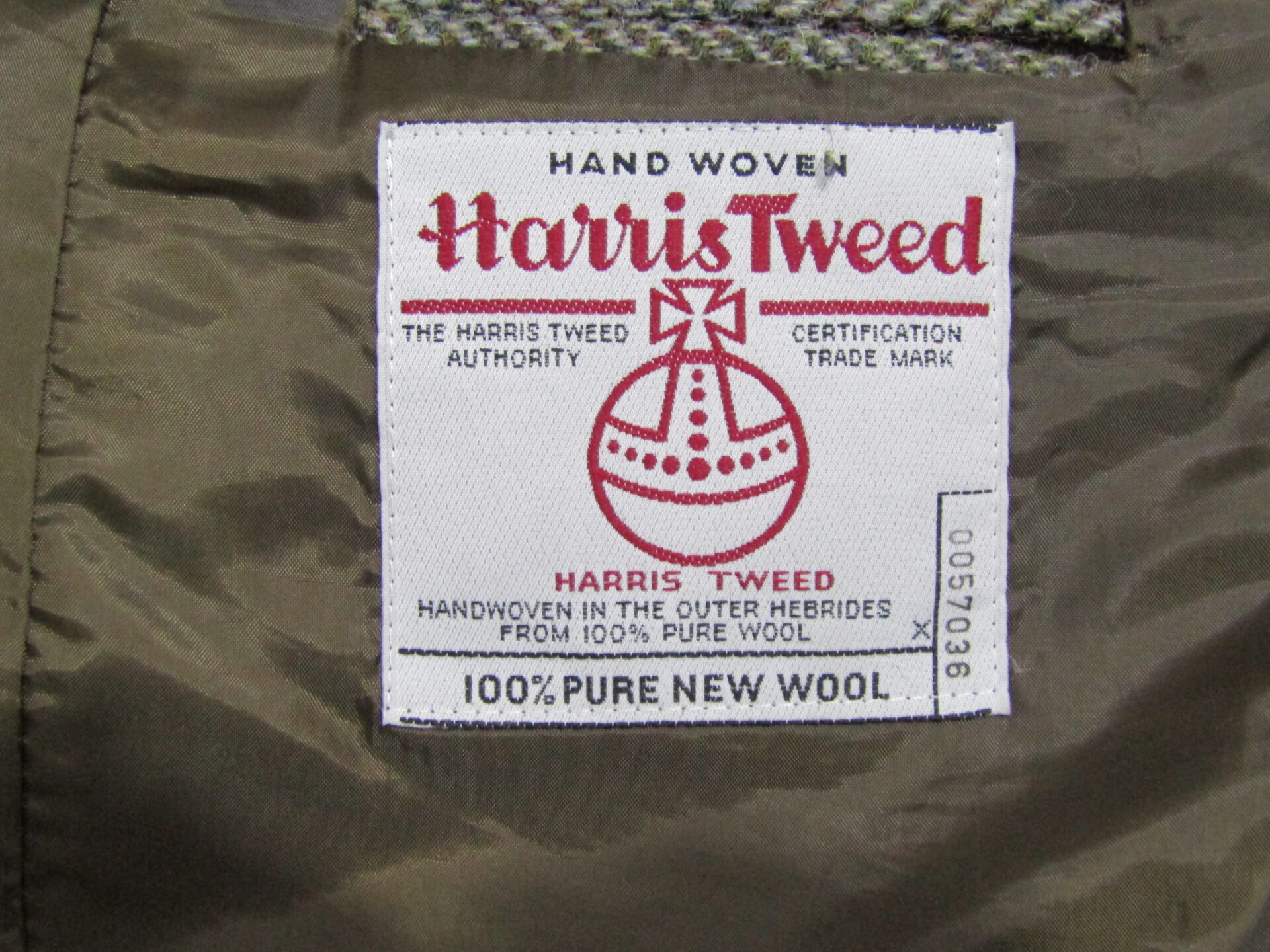 Brook Taverner Harris Tweed Jacket | 42 R | Grey Herringbone - Image 4
